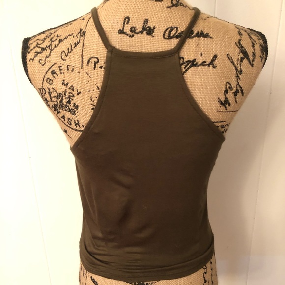 Med Green Racer Back Top - Picture 6 of 7